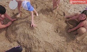 В Керчи прошёл конкурс на лучшую скульптуру из песка
