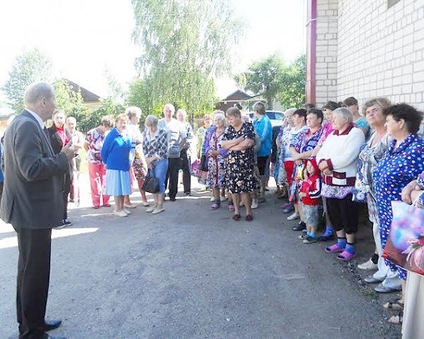 Первый секретарь Ивановского обкома КПРФ Владимир Клёнов посетил Старую Вичугу