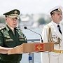 Министр обороны России вручил орден Нахимова гвардейскому ракетному крейсеру «Москва»