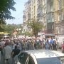 «Банковская сотня»: в Киеве вкладчики перекрыли улицу и объявили бессрочную акцию протеста