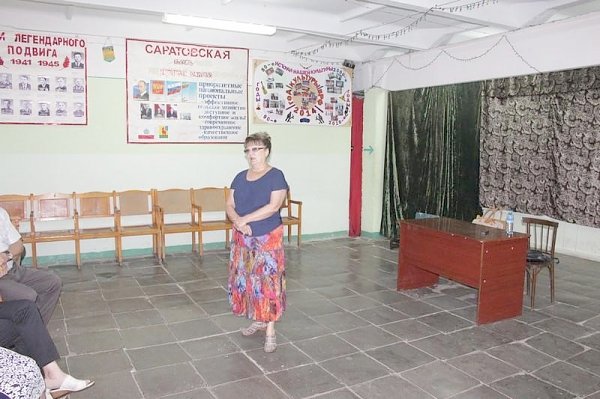Ольга Алимова сделала встречи с избирателями в Аркадакском районе Саратовской области