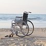 В Крыму открыт специализированный пляж для инвалидов-колясочников