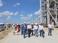 Сергей Аксёнов и Александр Новак осмотрели ход строительства Симферопольской ТЭС