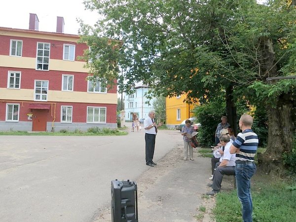 Первый секретарь Тамбовского обкома КПРФ А.И. Жидков провел ряд встреч в Мичуринском районе