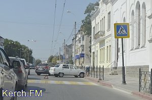 В Керчи в районе Музея произошло ДТП