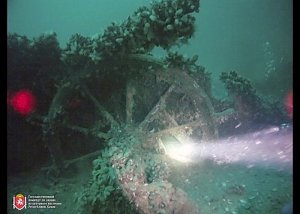 Черноморский центр подводных исследований проводит раскопки легендарного парохода «Веста»