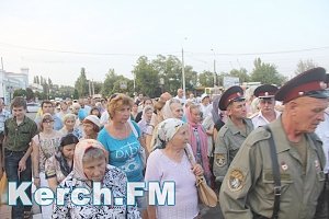 В Керчь прибыли мощи Федора Ушакова