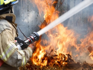 Спасатели ликвидировали пожар в районе хребта Тепе-Оба