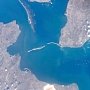 Керченский мост показали с МКС