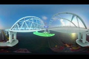Russia Today представила панорамную реконструкцию Крымского моста