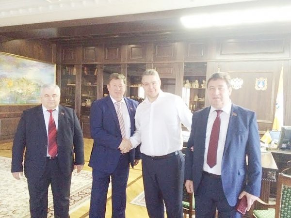 В.И. Кашин встретился с губернатором Ставропольского края