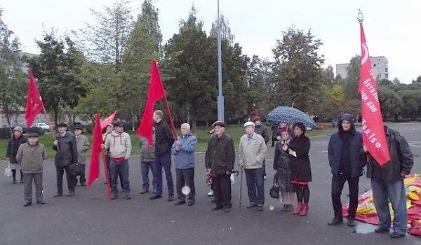 Вологодские коммунисты провели митинг «За честные выборы!»