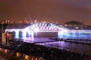 В Москве покажут лазерную проекцию Керченского моста