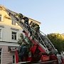 Крымские спасатели ликвидировали условный пожар в типографии