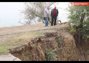 Почти весь участок побережья Керченского пролива является оползнеопасным