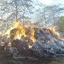 В Горностаевке пожарные тушили пожар почти 5 часов