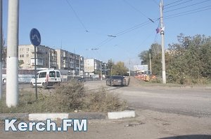 В Керчи на автовокзале заасфальтировали часть дороги