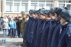 Первая осенняя партия крымских призывников отправилась служить в воздушно-космические войска