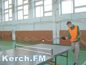 В керченском техникуме прошли соревнования по настольному теннису