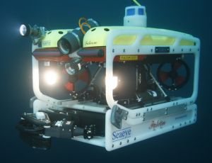В Крыму подводный робот установил положение затонувшего крана: стрелой вниз под углом в 45 градусов