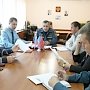 В Главном управлении МЧС России по городу Севастополю прошла встреча с представителями бизнес сообществ
