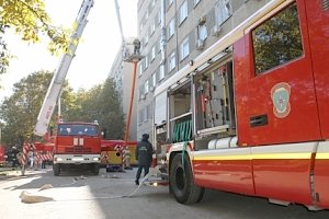 Пожар в детской больнице успешно ликвидирован