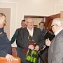 Крымские спасатели поздравили ветерана Николая Евстратьева с юбилеем