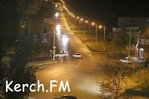 В Керчи на улице Ворошилова произошла авария