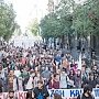 Решительная демонстрация студенческих профсоюзов в Афинах