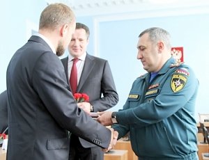 Севастопольцев наградили ведомственными нагрудными знаками