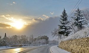 В понедельник в Крыму до 4 градусов, мокрый снег, дождь