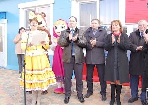 В Сакском районе открыли два модульных детских сада «Ласточка» и «Капитошка»