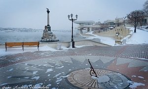 В среду в Крыму снег, на дорогах гололедица