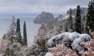 В пятницу в Крыму до 9 градусов тепла, мокрый снег, дождь