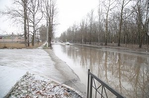 В Керчи на федеральной трассе не сделали ливневки