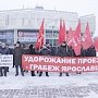 Ярославцы вышли на митинг протеста против повышения стоимости проезда в общественном транспорте
