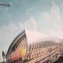 Каркас нового терминала аэропорта собран на треть