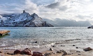 В воскресенье в Крыму до 9 градусов мороза, снег