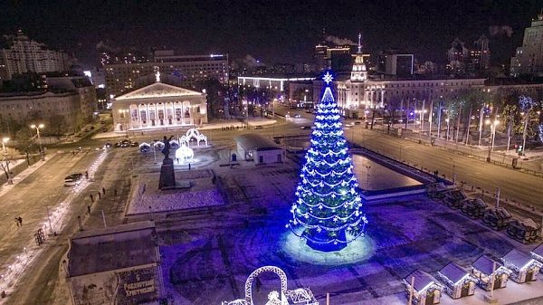 Валерий Рашкин помог мэрии Воронежа сэкономить более 7 млн бюджетных рублей на новогодней елке