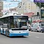 В Новогодье в Столице Крыма можно будет сесть в синий троллейбус до 2 часов ночи