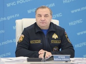 Глава МЧС России Владимир Пучков провел селекторное совещание, на котором были подведены итоги работы чрезвычайного ведомства в 2016 году