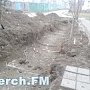 В Керчи двор по улице Ворошилова превратился в болото