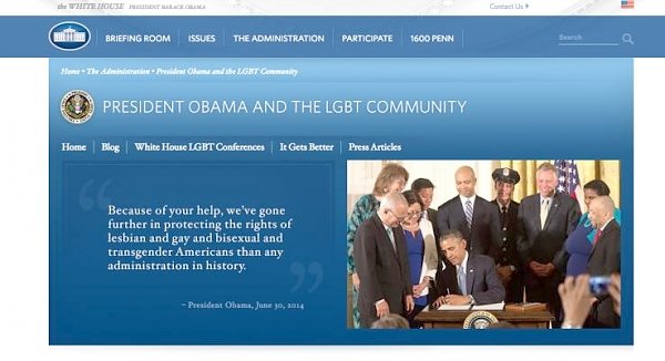 Блоггер colonelcassad: Началось! Трамп только вступил в должность, а с сайта Белого Дома снесли страничку посвященную ЛГБТ-сообществу