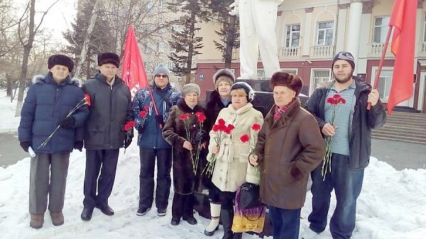 Приморский край. Коммунисты города Артёма отдали дань памяти Вождю революции