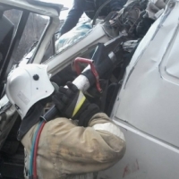 Оперативная помощь крымских спасателей при ликвидации ДТП