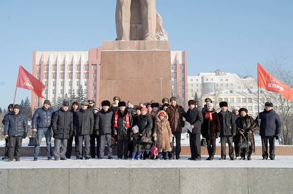 Коммунисты и комсомольцы Забайкальского края почтили память В.И. Ленина