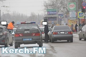 В Керчи – тройное ДТП с участием маршрутки