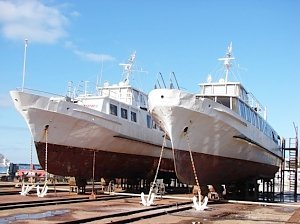 В Севморзавод зашли на ремонт два пассажирских теплохода