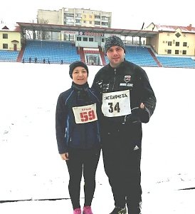 Сотрудница УМВД Ольга Пенкина победила в легкоатлетическом пробеге