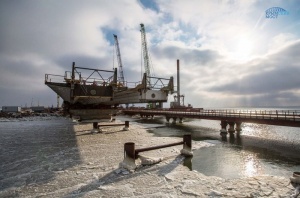 Начался монтаж морских пролетов Керченского моста